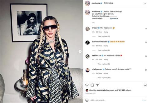 Madonna Spreads Her Legs And Shows Off Huge Bruise On Her Thigh In