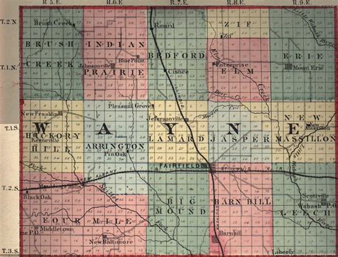 Wayne County Illinois Maps And Gazetteers