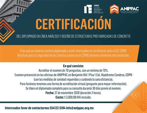 CertificaciÓn Anippac