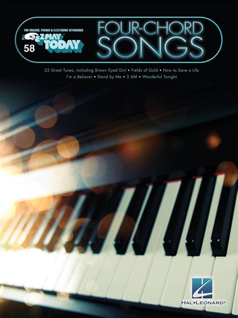 Hal Leonard Four Chord Songs E Z Play Today Volume 58
