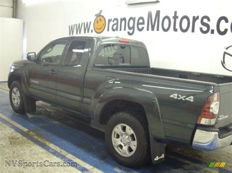 2009 Toyota Tacoma Sr5 Access Cab 4x4 In Timberland Green Mica Photo 6