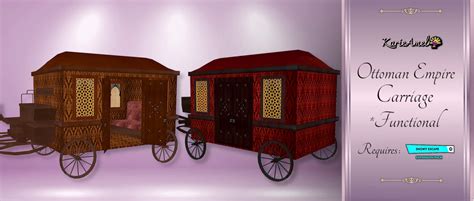 🛕 Ottoman Empire Carriage Functional 🛕 I Am So Karieamel