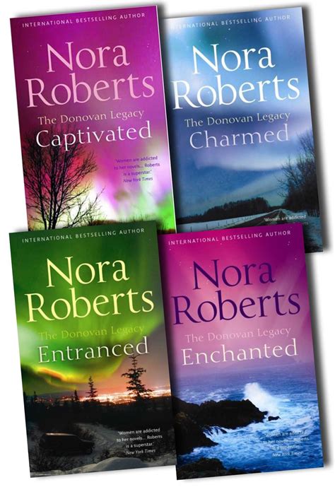 Nora Roberts Donovan Legacy 4 Books Captivated Entranced Charmed