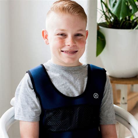 Buy Weighted Compression Vest For Children Ages 10 By Harkla Helps