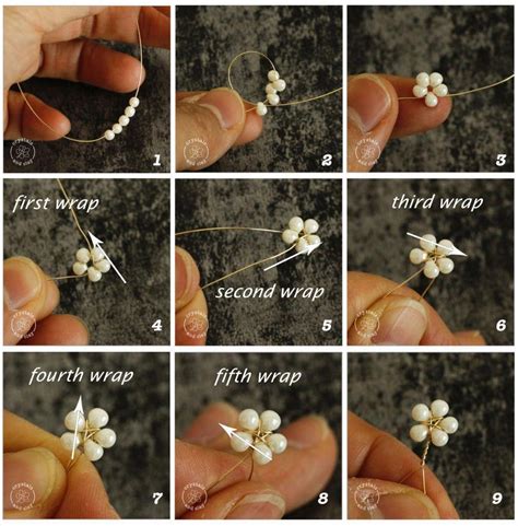 A Step By Step Jewelry Making Tutorial On How To Make Beaded Flower