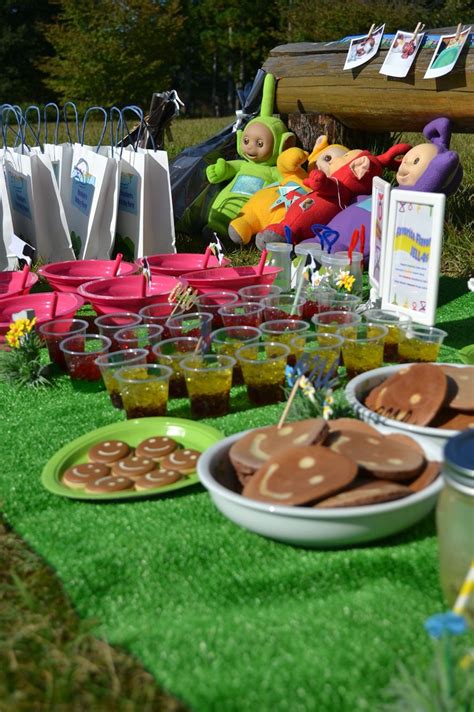 Teletubbies Inspired Birthday Party Tubby Toast Tubby Custard Hellos