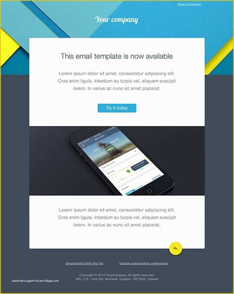 Free Email Marketing Templates Of 20 Free Business Newsletter Templates