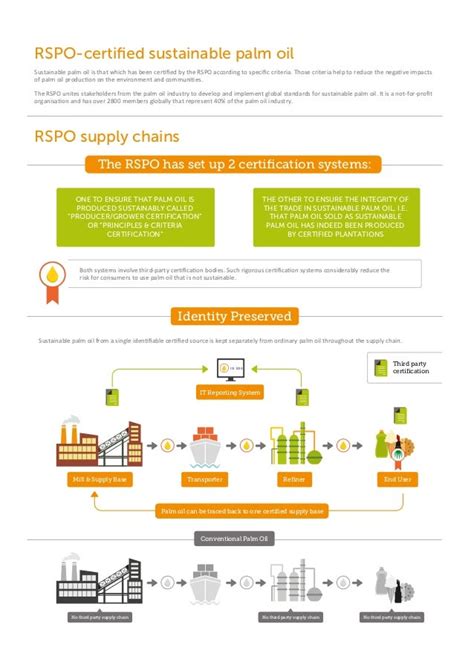 The Rspo Certified Sustainable Palm Oil Supply Chain