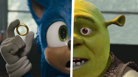 Sonic Vs Shrek Sonic The Hedgehog Movie Choose Your Favorite Design
