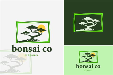 Vintage Bonsai Tree Logo Vector Emblem Graphic By Pyruosid · Creative