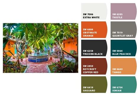 Tropical Color Scheme For The Home Pinterest Tropical Colors