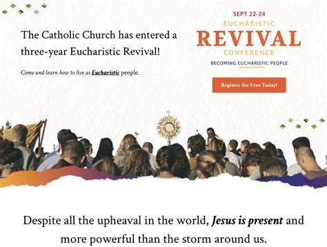 Eucharistic Revival Conference Becoming Eucharistic People Rcbo