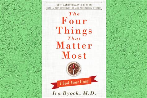 Recommended Reading The Four Things That Matter Most