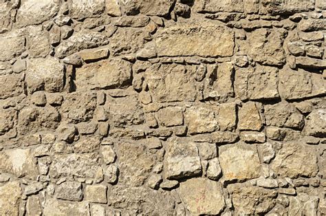 Brown Rough Stone Wall Background Stock Photo Image Of