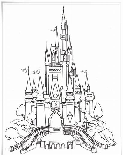 Castle Coloring Pages Disney Barbie Diamond Printable
