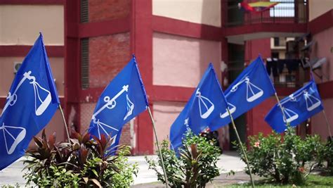 Malaysia's 14th general election (ge14), held on 9 may 2018, was noteworthy both for its conduct and for its result. Negeri Sembilan, Malaysia - Jan,2018: Local Political Flag ...