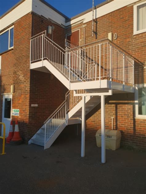 Fire Escape Staircase Eastbourne Sussex 34 South Coast Steel