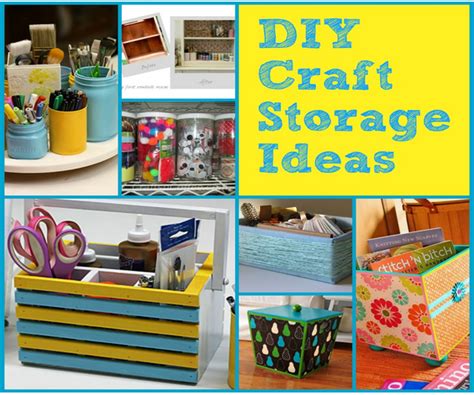 Look at our craft room storage ideas and see how you can get organized with a craft table or craft storage cabinet and create your own personal space. Great DIY Craft Storage Ideas - Love, Laughter, Foreverafter
