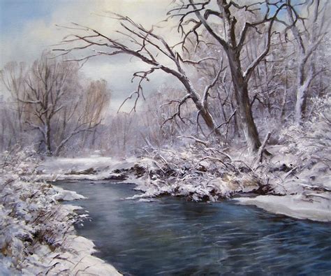 Oil Painting Winter Scenes At Explore
