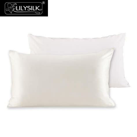 Lilysilk 100 Pure Mulberry Silk Pillowcase With Cotton Underside Terse