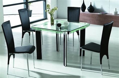 10 Shimmering Square Glass Dining Tables That Will Impress You Modern Dining Tables
