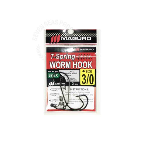 Maguro T Spring Worm Hook Size Seas Proshop Thailand