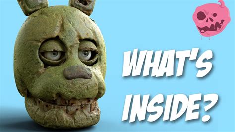 Real Fnaf Springtrap Youll Never Guess Whats Inside Youtube
