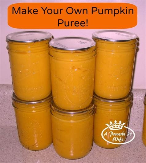 Make Your Own Pumpkin Puree Pumpkin Puree Canning Food Preservation