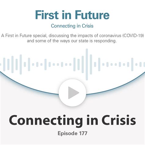 First In Future Connecting In Crisis Institute For Emerging Issues