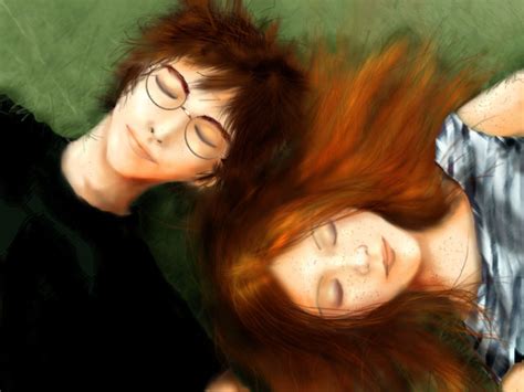 Harry potter artwork harry potter fan art harry and ginny love drawings drawing people hogwarts grass viria ginny weasley. Hinny - Harry Potter Couples Fan Art (23559442) - Fanpop