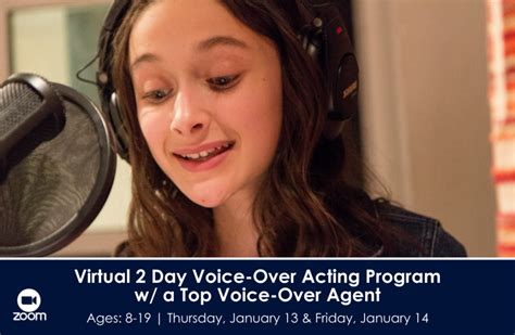 Virtual 2 Day Voice Over Acting Program W A Top Voice Over Agent A Class Act Ny