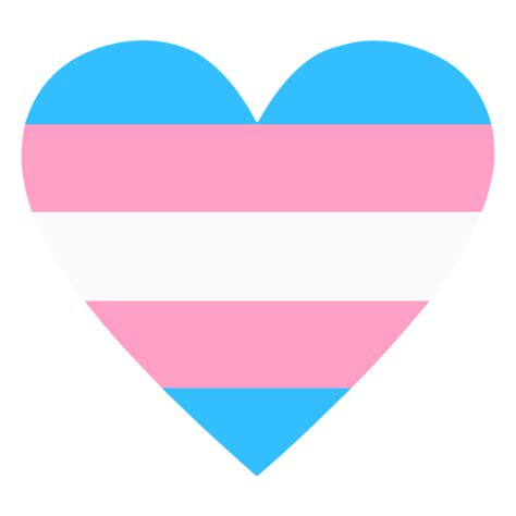Transgender Heart Stripe Flat Png And Svg Design For T Shirts