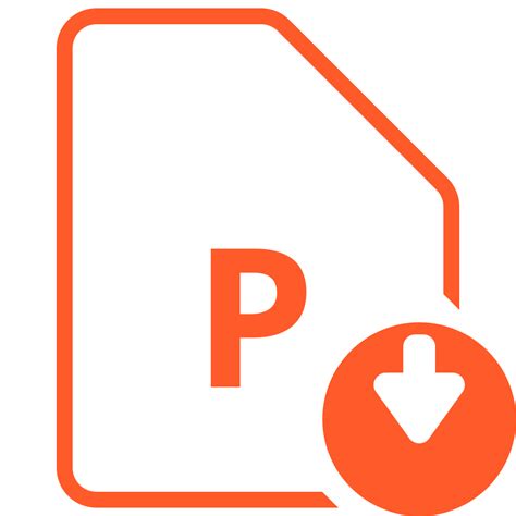 Document File Powerpoint Presentation Report Icon Free Download