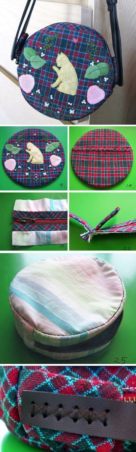 Round Bag With Strap Tutorial Sewing Tutorials Bags Bag Patterns To