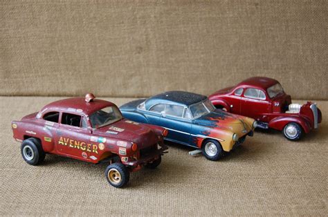 Vintage Model Car Kits From The 1960s Set Of Three