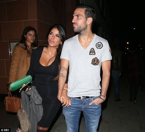 Cesc Fabregas Enjoys Meal Out With Girlfriend Daniella Semaan And