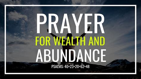 Bible Verses For Prosperity Prosperity And Abundance Psalms Youtube