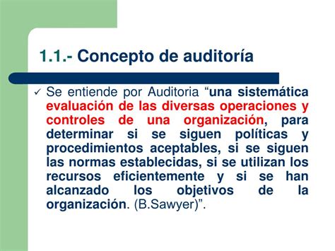 Ppt I Conceptos Basicos De Auditoria Powerpoint Presentation Free