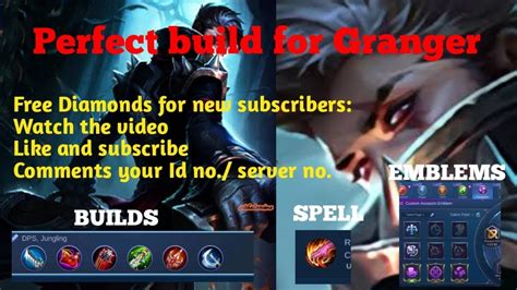 So far no luck with the. Mlbb Granger's BUILDS and gameplay: Free diamonds for new ...