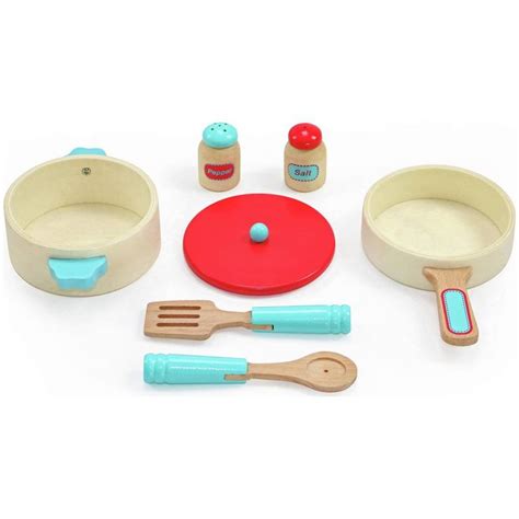 Buy Chad Valley Wooden Pots And Pans Playset Role Play Toys Argos