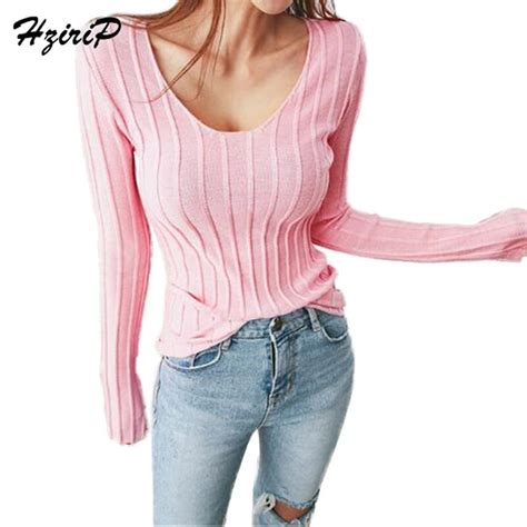 Hzirip Winter Casual Sweater Long Sleeve O Neck Knitted Pullovers 2018 New Arrivals Spring Warm