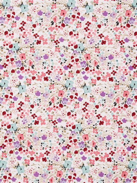 Oddies Textiles Ditsy Floral Bouquet Print Fabric Pink In 2020