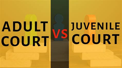 Adult Court Vs Juvenile Court What Is The Difference A Former