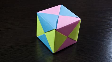 Como Hacer Un Cubo Modular De Papel Origami Youtube Como Hacer Un My