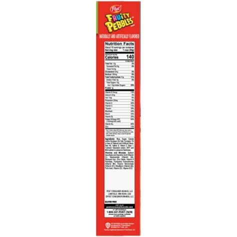 Post Fruity Pebbles Giant Size Cereal 23 Oz Frys Food Stores
