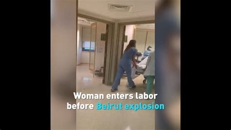Woman Enters Labor Before Beirut Explosion Youtube