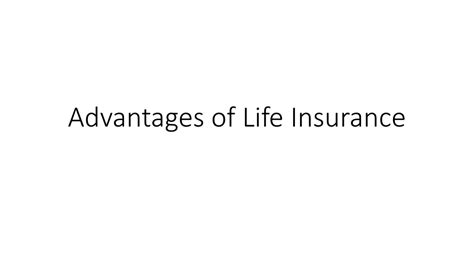 Ppt Advantages Of Life Insurance Powerpoint Presentation Free