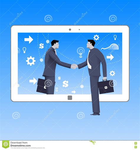Internet Deal Business Concept Stock Illustration - Illustration of ground, motivation: 80280278