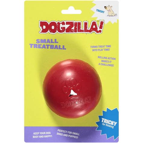 Dogzilla Treat Ball Dog Toy Small