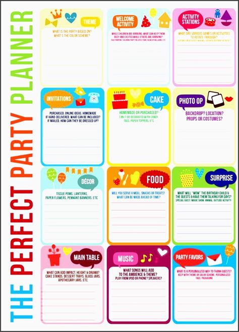 party planning checklist  sampletemplatess